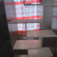 کتابخانه دو عدد ویترینی و مدل طبقه ای|کتابخانه، شلف، قفسههای دیواری|رشت, گلسار|دیوار