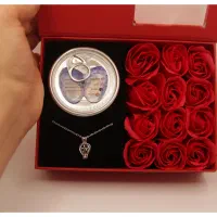 باکس گل هدیه و گردنبند عشق|بدلیجات|اهواز, گلستان|دیوار