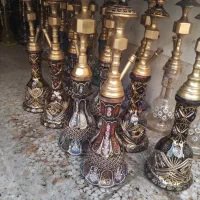 ۷عدد قلیان عربی گلدان مسی.|کلکسیون اشیاء عتیقه|تهران, کن|دیوار