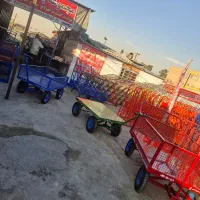 (گاری فرمان دار) چهار چرخ دستی حمل بار( فرمان دار)
