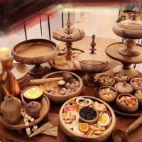 ظروف چوبی مناسب جهیزیه و خانه های مجلل