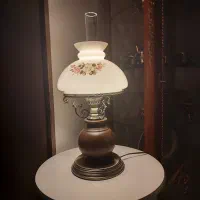 آباژور رومیزی چراغ لامپی آنتیک