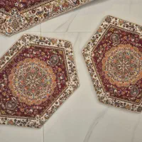 رومیزی ترمه قیطان دوزی|پرده، رانر، رومیزی|تهران, افسریه شمالی|دیوار