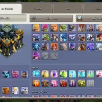 دو اکانت کلش اف کلنز تان 17 لول 209 و 200|کنسول، بازی ویدئویی و آنلاین|تهران, امام زاده عبدالله|دیوار