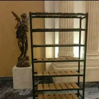 قفسه جاکفشی  شلف رگال با قابلیت جابجایی طبقات کد03