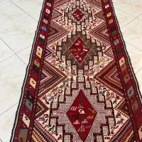 کناره دستبافت ابریشم ۳ متری ورنی
