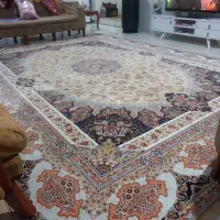 فرش ۱۲ متری ۱۲۰۰ شانه رنگ روشن درحدنو|فرش|لواسان, |دیوار