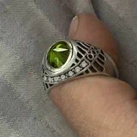 انگشتر نقره زبرجد