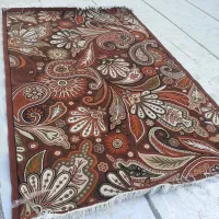 ۱ عدد فرش فانتزی ، گلیم ، کناره