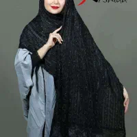 روسری/شال مهمانی لاکچری، مدل نگین کوبی