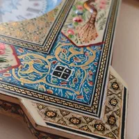 ساعت دیواری خاتم کاری|صنایع دستی و سایر لوازم تزئینی|اندیشه, اندیشه فاز ۴|دیوار