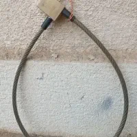 قفل سیم بکسلی تمام برنجی گیرا|دوچرخه، اسکیت، اسکوتر|زنجان, |دیوار