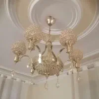 یک جفت لوستر کریستال در حد نو