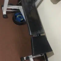 میز ۵ کاره بعلاوه میله هالتر و وزنه (نو)