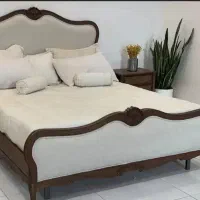 تخت خواب فرانسوی چوب راش