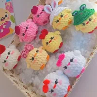 عروسک های دست بافت