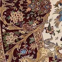 فرش تمام ابریشم  گرد ماشینی|فرش|تهران, آرژانتین|دیوار