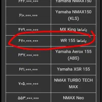 یاماها WR 155 تریل|موتورسیکلت|تهران, فاطمی|دیوار