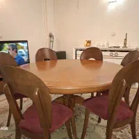 میز ناهارخوری تمام چوب ۶ نفره