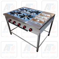 فر دو کاره صنعتی/اجاق گاز4شعله صنعتی+کانترگرم3خانه|کافی‌شاپ و رستوران|مشهد, شیرحصار|دیوار