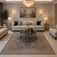 2 عددفرش ماشینی طرح وینتیج
