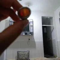 انگشتر عقیق یمنی دستساز رگ دار