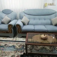 فروش مبلمان 7 نفره با میز جلو مبلی|مبلمان خانگی و میز عسلی|جویبار, |دیوار