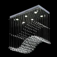 تولید لوستر  ریسه ای(سه بعدی) طرح موج|لوستر و چراغ آویز|اردبیل, |دیوار