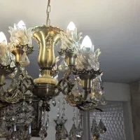 لوستر برنز ۵ شاخه ۱۰ شعله