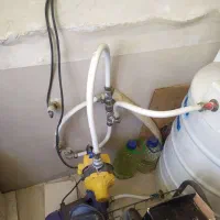 نصب پمپ اتومات منبع لباسشویی ظرفشویی اتو لوله