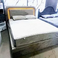 سرویسخواب دو نفره مینیمال با گارانتی ۳ ساله|تخت و سرویس خواب|نیشابور, ده حلاج|دیوار