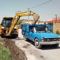 اجاره بیل میکانیکی استخر کانال حمل نخاله ساختمانی