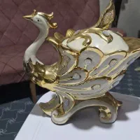 شکلات خوری سرامیک طلایی