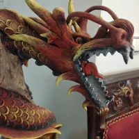 مجسمه اژدها|مجسمه، تندیس، ماکت|تهران, آسمان|دیوار