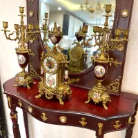 اینه کنسول انتیک فرانسوی لمونژ درحدنو ساعت شمعدان|بوفه، ویترین، کنسول|تهران, حافظیه|دیوار