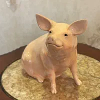 مجسمه خوک برند جان بسویک انگلستان کلکسیونی آنتیک