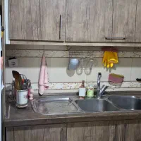 کابینت MDF کامل باهود وسینک دوقلو|مصالح و تجهیزات ساختمان|تهران, دانشگاه شریف|دیوار