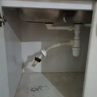 سینک و کابینت فلزی|آب‌چکان و نظم‌دهنده ظروف|قم, باغ شریفی|دیوار