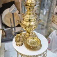 سماور ذغالی برنزی برنز سعید|کلکسیون اشیاء عتیقه|کرمانشاه, |دیوار