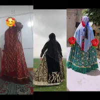 لباس محلی|لباس|باغ ملک, |دیوار