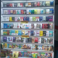 قفسه کتاب ام دی اف چرخ دار