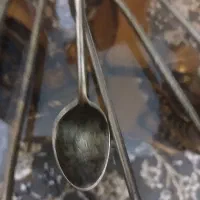 قاشق چای خوری نگینی|کلکسیون اشیاء عتیقه|کاشان, سیفی آباد|دیوار