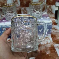 لیوان دسته دار دور طلایی برجسته|ظروف سرو و پذیرایی|نجفآباد, ریاضی|دیوار