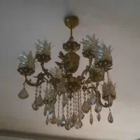 لوستر برنز 8شاخه لاله عباسی