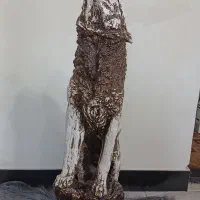 فروش مجسمه دکوری گرگ|مجسمه، تندیس، ماکت|نوشهر, |دیوار