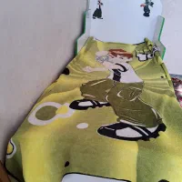 تخت mdf پسرانه و پتو کارتون بن تن