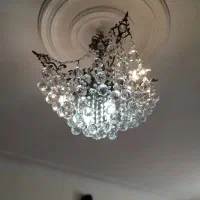 لوستر برنجی ۸ شعله