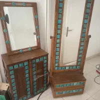 جاکفشی بهمراه اینه  اینه قدی