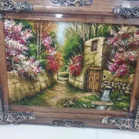 گالری فرش وتابلوفرش دسبافت سوری|فرش|خرم‌آباد, |دیوار