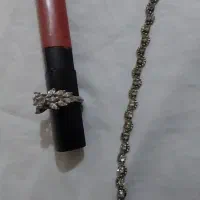 دستبند و انگشتر نقره